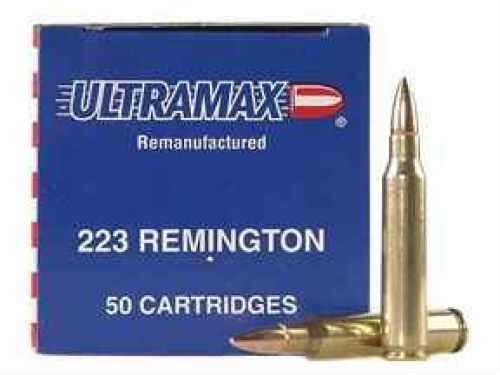 223 Rem 55 Grain Full Metal Jacket 50 Rounds ULTRAMAX Ammunition 223 Remington